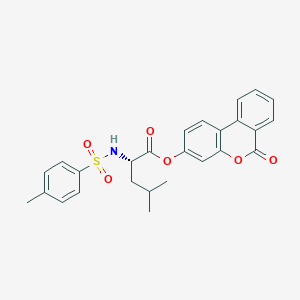 molecular formula C26H25NO6S B11015712 6-oxo-6H-benzo[c]chromen-3-yl N-[(4-methylphenyl)sulfonyl]-L-leucinate 