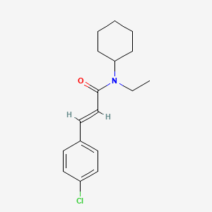 (2E)-3-(4-chlorophenyl)-N-cyclohexyl-N-ethylprop-2-enamide