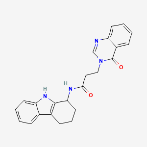 3-(4-oxoquinazolin-3(4H)-yl)-N-(2,3,4,9-tetrahydro-1H-carbazol-1-yl)propanamide