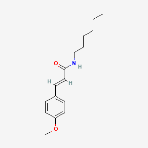 (2E)-N-hexyl-3-(4-methoxyphenyl)prop-2-enamide