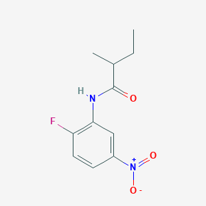 N-(2-fluoro-5-nitrophenyl)-2-methylbutanamide