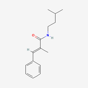 molecular formula C15H21NO B11016113 (2E)-2-methyl-N-(3-methylbutyl)-3-phenylprop-2-enamide 