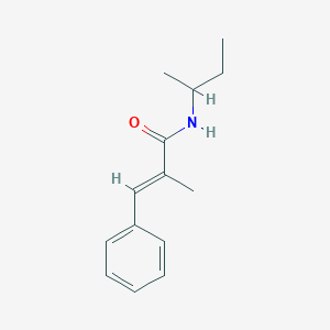 molecular formula C14H19NO B11016142 (2E)-N-(butan-2-yl)-2-methyl-3-phenylprop-2-enamide 