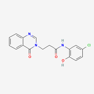 N-(5-chloro-2-hydroxyphenyl)-3-(4-oxoquinazolin-3(4H)-yl)propanamide