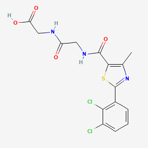 N-{[2-(2,3-dichlorophenyl)-4-methyl-1,3-thiazol-5-yl]carbonyl}glycylglycine