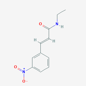 (2E)-N-ethyl-3-(3-nitrophenyl)prop-2-enamide