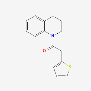 1-(3,4-dihydroquinolin-1(2H)-yl)-2-(thiophen-2-yl)ethanone