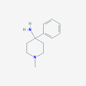 molecular formula C12H18N2 B110165 1-甲基-4-苯基哌啶-4-胺 CAS No. 100316-65-2