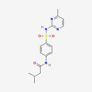 3-methyl-N-{4-[(4-methylpyrimidin-2-yl)sulfamoyl]phenyl}butanamide