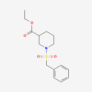 molecular formula C15H21NO4S B11016663 Ethyl 1-(benzylsulfonyl)piperidine-3-carboxylate 