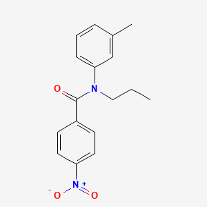 N-(3-methylphenyl)-4-nitro-N-propylbenzamide