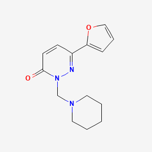 6-(furan-2-yl)-2-(piperidin-1-ylmethyl)pyridazin-3(2H)-one