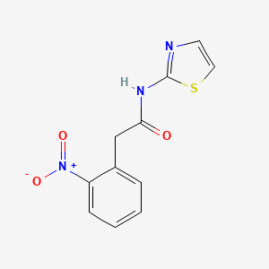 2-(2-nitrophenyl)-N-(1,3-thiazol-2-yl)acetamide