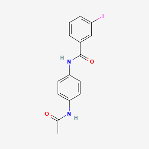 N-[4-(acetylamino)phenyl]-3-iodobenzamide