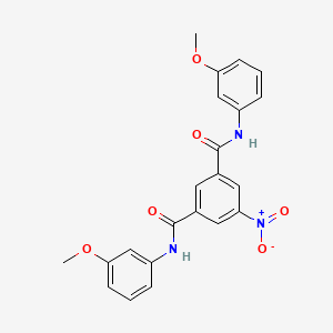 N,N'-bis(3-methoxyphenyl)-5-nitrobenzene-1,3-dicarboxamide