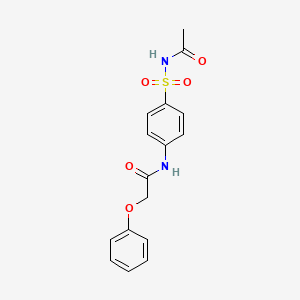 Acetamide, N-(4-((acetylamino)sulfonyl)phenyl)-2-phenoxy-