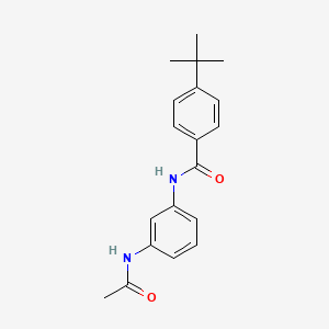 molecular formula C19H22N2O2 B11016984 N-[3-(acetylamino)phenyl]-4-tert-butylbenzamide CAS No. 329058-20-0