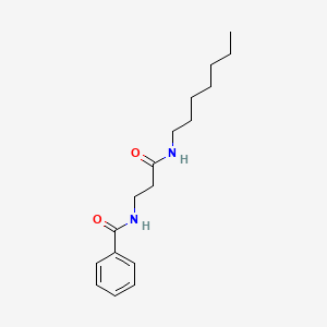 N-[3-(heptylamino)-3-oxopropyl]benzamide