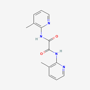 molecular formula C14H14N4O2 B11017237 N,N'-bis(3-methylpyridin-2-yl)ethanediamide 