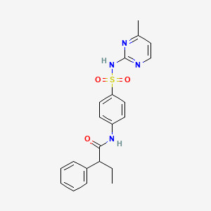 N-{4-[(4-methylpyrimidin-2-yl)sulfamoyl]phenyl}-2-phenylbutanamide