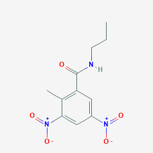 2-methyl-3,5-dinitro-N-propylbenzamide