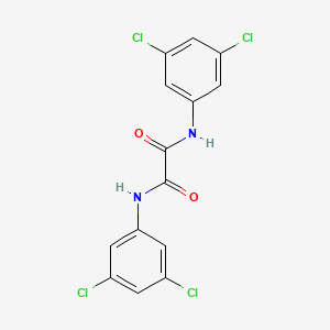 molecular formula C14H8Cl4N2O2 B11017477 N,N'-bis(3,5-dichlorophenyl)ethanediamide 