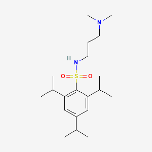 N-[3-(dimethylamino)propyl]-2,4,6-tri(propan-2-yl)benzenesulfonamide