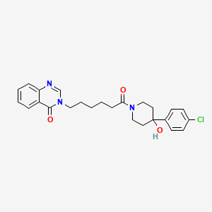 3-{6-[4-(4-chlorophenyl)-4-hydroxypiperidin-1-yl]-6-oxohexyl}quinazolin-4(3H)-one