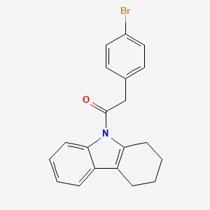 2-(4-bromophenyl)-1-(1,2,3,4-tetrahydro-9H-carbazol-9-yl)ethanone