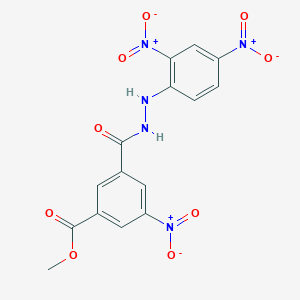 Methyl 3-{[2-(2,4-dinitrophenyl)hydrazinyl]carbonyl}-5-nitrobenzoate