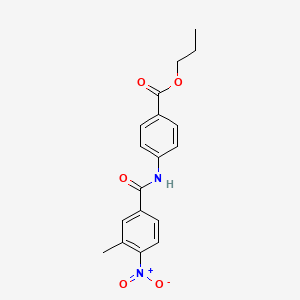 Propyl 4-[(3-methyl-4-nitrobenzoyl)amino]benzoate