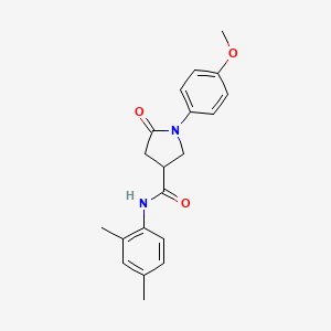 N-(2,4-dimethylphenyl)-1-(4-methoxyphenyl)-5-oxopyrrolidine-3-carboxamide