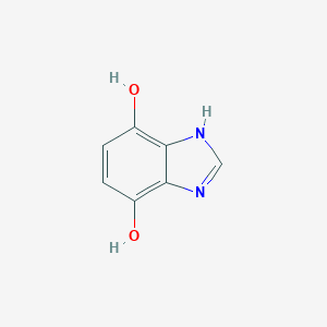 molecular formula C7H6N2O2 B011018 1H-苯并咪唑-4,7-二醇 CAS No. 102170-38-7