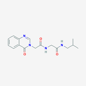 N-(2-methylpropyl)-N~2~-[(4-oxoquinazolin-3(4H)-yl)acetyl]glycinamide