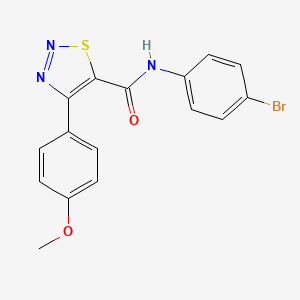 N-(4-bromophenyl)-4-(4-methoxyphenyl)-1,2,3-thiadiazole-5-carboxamide