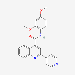 N-(2,4-dimethoxyphenyl)-2-(pyridin-4-yl)quinoline-4-carboxamide