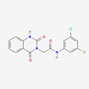 N-(3,5-dichlorophenyl)-2-(2-hydroxy-4-oxoquinazolin-3(4H)-yl)acetamide