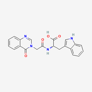 N-[(4-oxoquinazolin-3(4H)-yl)acetyl]-L-tryptophan