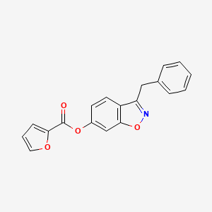 3-Benzyl-1,2-benzoxazol-6-yl furan-2-carboxylate