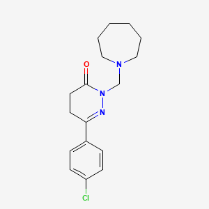 2-(azepan-1-ylmethyl)-6-(4-chlorophenyl)-4,5-dihydropyridazin-3(2H)-one