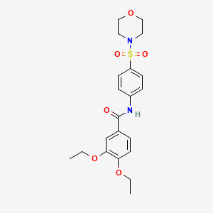 3,4-Diethoxy-N-[4-(morpholine-4-sulfonyl)-phenyl]-benzamide