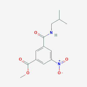 Methyl 3-[(2-methylpropyl)carbamoyl]-5-nitrobenzoate