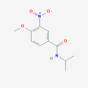 molecular formula C11H14N2O4 B11018616 N-Isopropyl-4-methoxy-3-nitrobenzamide 