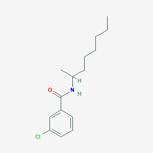 molecular formula C15H22ClNO B11018864 3-chloro-N-(octan-2-yl)benzamide 