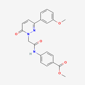 methyl 4-({[3-(3-methoxyphenyl)-6-oxopyridazin-1(6H)-yl]acetyl}amino)benzoate