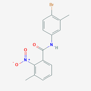 N-(4-bromo-3-methylphenyl)-3-methyl-2-nitrobenzamide