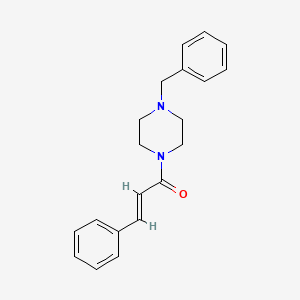 (2E)-1-(4-benzylpiperazin-1-yl)-3-phenylprop-2-en-1-one