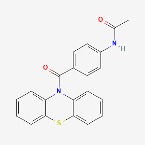 N-[4-(10H-phenothiazin-10-ylcarbonyl)phenyl]acetamide