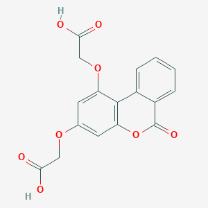 molecular formula C17H12O8 B11019226 2,2'-[(6-oxo-6H-benzo[c]chromene-1,3-diyl)bis(oxy)]diacetic acid 