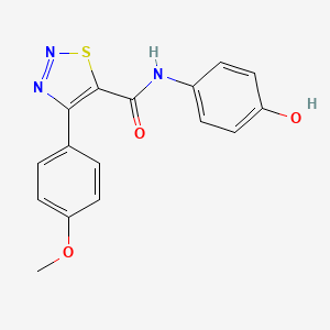 N-(4-hydroxyphenyl)-4-(4-methoxyphenyl)-1,2,3-thiadiazole-5-carboxamide